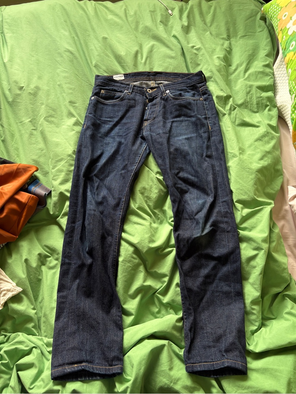 Men's Dark Blue Denim Jeans